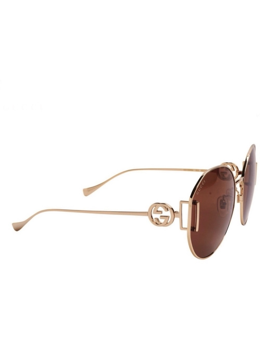NEW GUCCI AUTHENTIC DESIGNER ROUND SUNGLASSES - Picture 6 of 12
